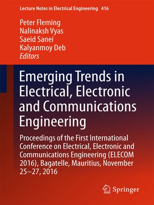 cover image of Emerging Trends in Electrical, Electronic and Communications Engineering